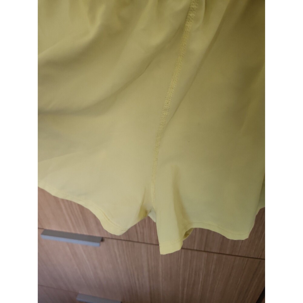 Free People Movement Light Yellow Athletic Skort Size L - Picture 6 of 8